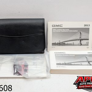 OEM 2013 GMC Acadia 3.6L Owners Manual Warranty with case included