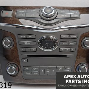 OEM 2013 Infiniti QX56 5.6L Radio A/C Climate Control Panel