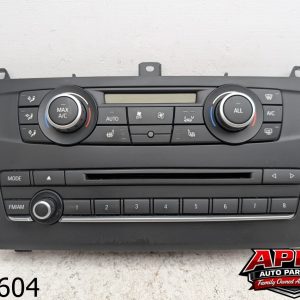 OEM 2014 BMW X3 2.0L FM AM Radio Audio HVAC A/C Heater Climate Control Panel