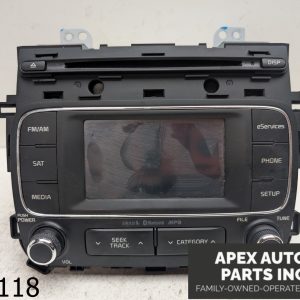 OEM 2014 Kia Forte Forte5 2.0L  Single CD Touch Screen AM FM SAT Radio Receiver