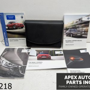 OEM 2015 BMW 328i 2.0L  Owners Manual Set, Books