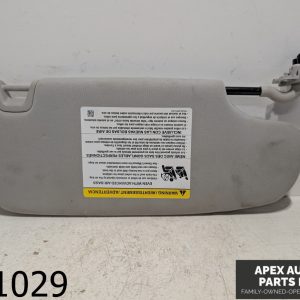 OEM 2015 Ford Fusion 1.5L FRONT LEFT SIDE SUN VISOR SUNVISOR GRAY