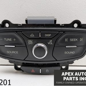 OEM 2015 Ford Transit 2.5L Radio Control Panel w Central Lock Hazard Switch