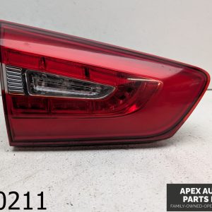 OEM 2015 Kia Cadenza 3.3L INNER Tail Light Taillight Lamp Left DRIVER Side LED