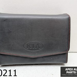 OEM 2015 Kia Cadenza LEATHER CASE FOR OWNERS MANUAL OPERATORS GUIDE USER GUIDE