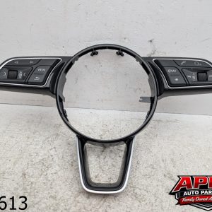 OEM 2017 Audi A4 2.0L STEERING WHEEL CENTER SWITCH BEZEL RING TRIM COVER