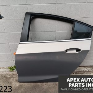 OEM 2017 Chevrolet Cruze 1.4L Left Rear Door Grey