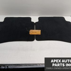 OEM 2019 Kia Rio 1.5L REAR CARPET FLOOR MATS BLACK