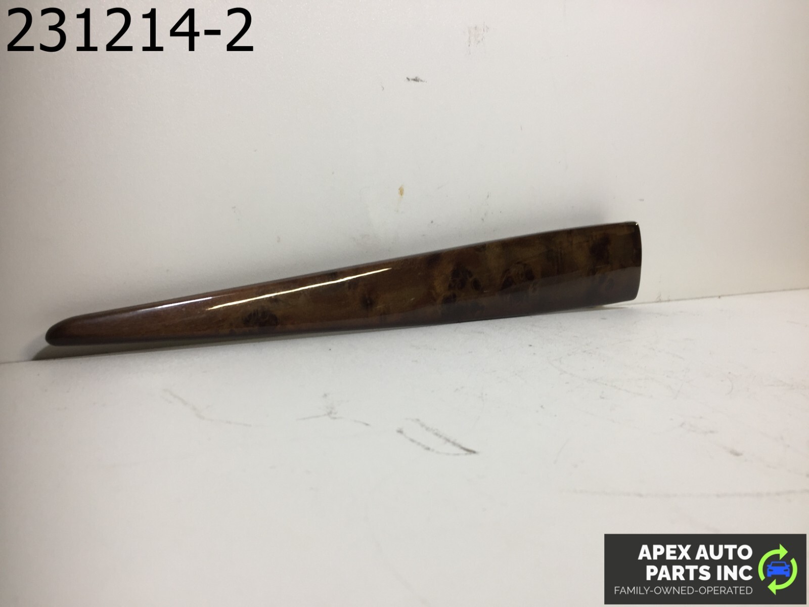 OEM BMW X5 2006 PASSENGER RIGHT DASH DARK POPLAR WOOD TRIM COVER STRIP WOODGRAIN - Image 3