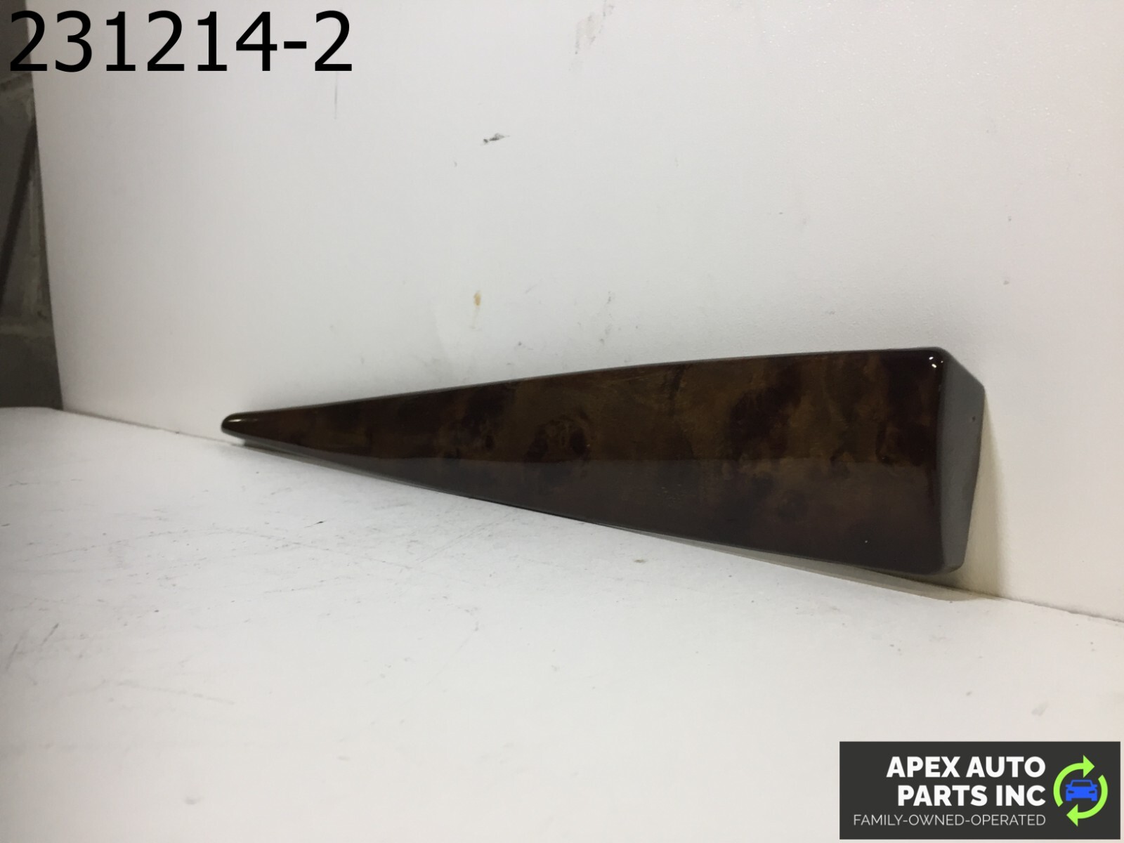 OEM BMW X5 2006 PASSENGER RIGHT DASH DARK POPLAR WOOD TRIM COVER STRIP WOODGRAIN - Image 4