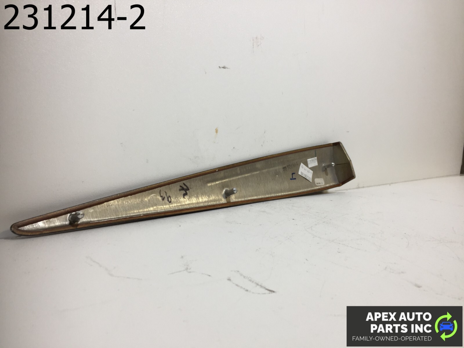 OEM BMW X5 2006 PASSENGER RIGHT DASH DARK POPLAR WOOD TRIM COVER STRIP WOODGRAIN - Image 6