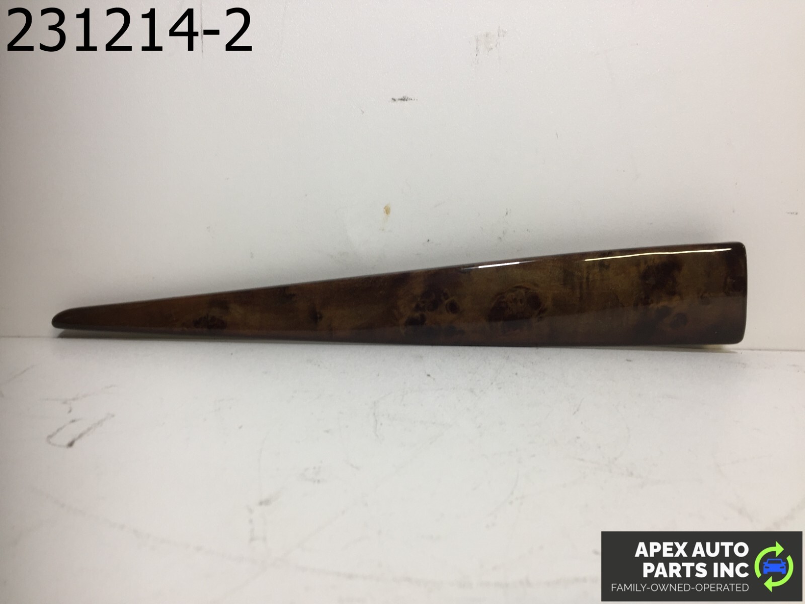 OEM BMW X5 2006 PASSENGER RIGHT DASH DARK POPLAR WOOD TRIM COVER STRIP WOODGRAIN