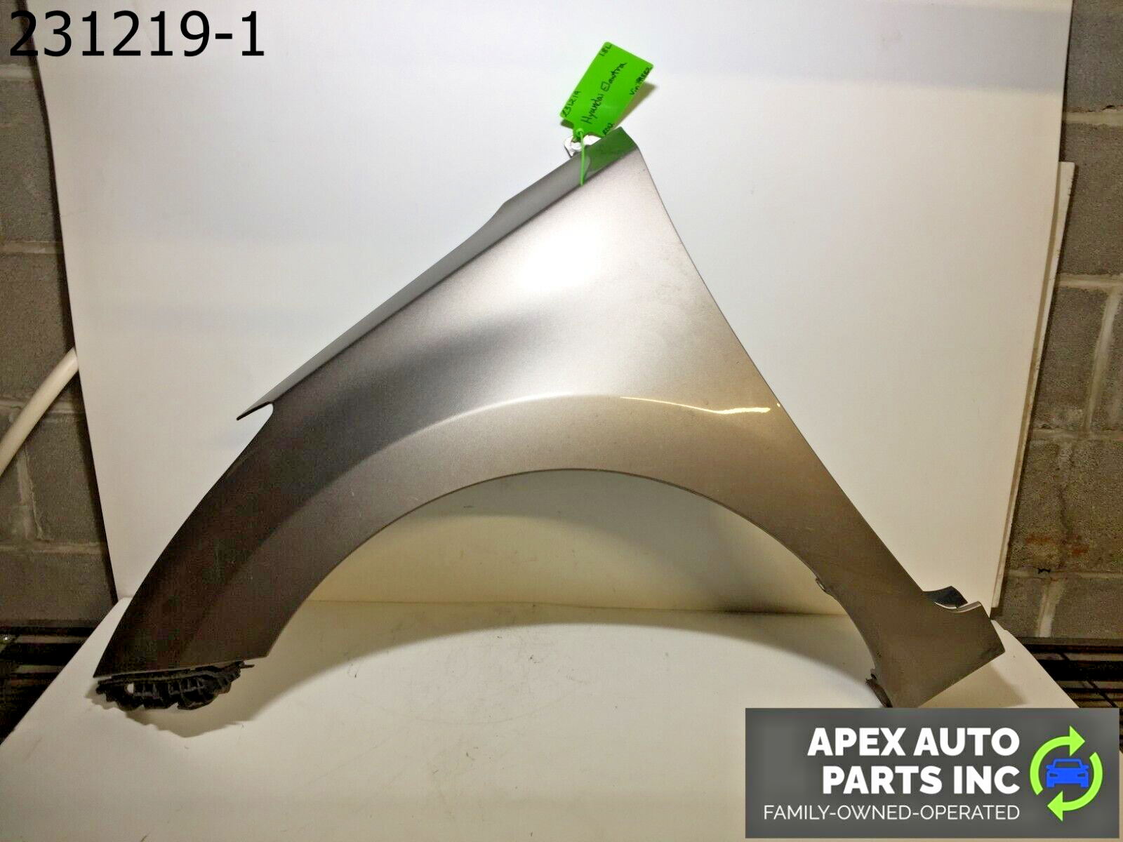 OEM Hyundai Elantra 2012 Fender Driver Side Front | 663113X000 | HY1240152