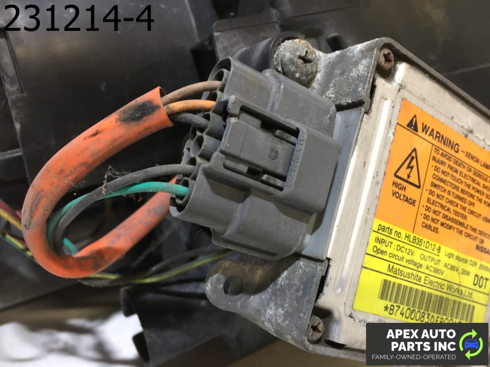 OEM Infiniti G35 2004 Left Driver Hid Xenon Headlight 4470L DG1 - Image 8