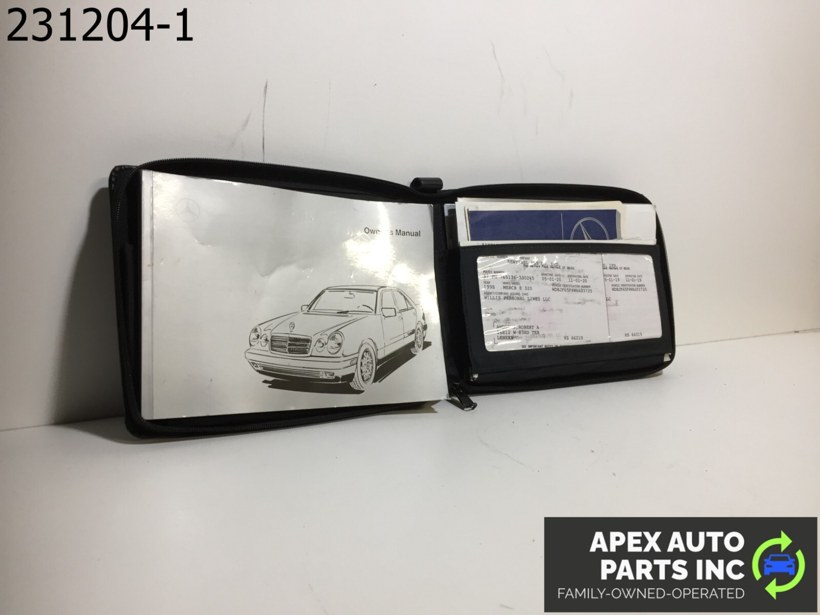 OEM Mercedes ES320 1998 OWNERS MANUAL W/ CASE - Image 9