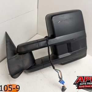 AFT 2016-2018 Chevrolet Silverado Driver Side Tow Mirror Black