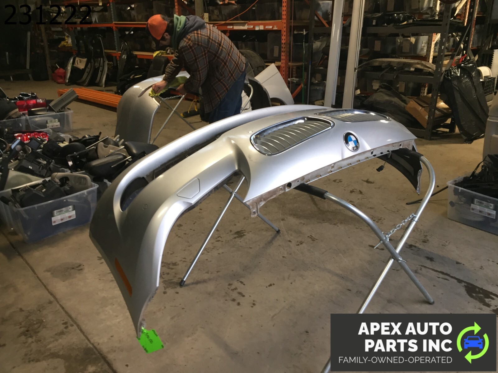 *NO SHIPPING* OEM 2011 BMW 550i Bumper Cover Panel W Grille Fog Lamps - Image 3