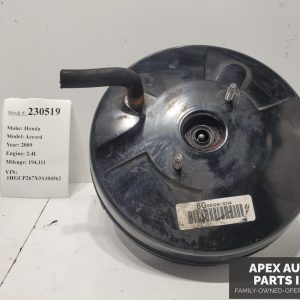 OEM 08-12 HONDA ACCORD POWER BRAKE BOOSTER MASTER CYLINDER