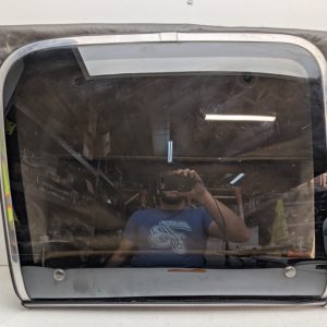 OEM 1988 Nissan 300zx 3.0L Passenger Right Front Bronze and Chrome T Top Glass