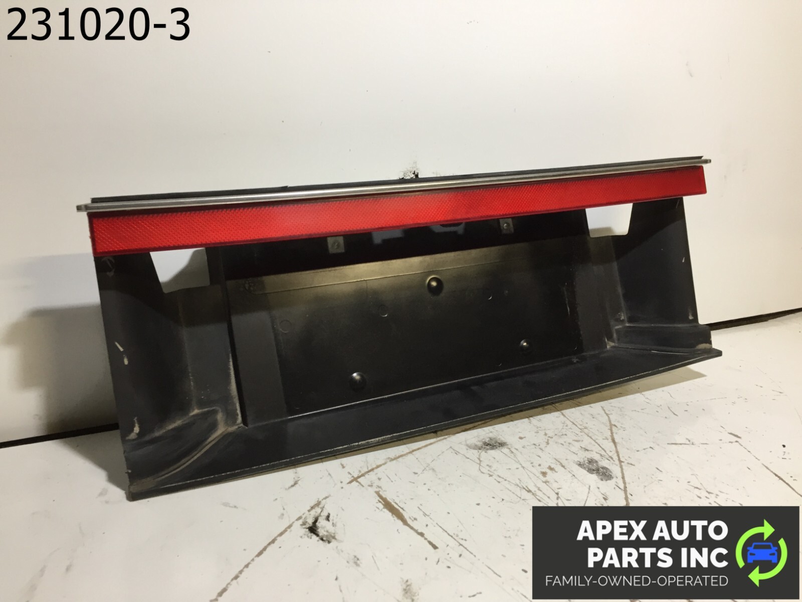 OEM 1990 Cadillac Allante Taillight Trunk License Plate Holder Garnish OEM - Image 3