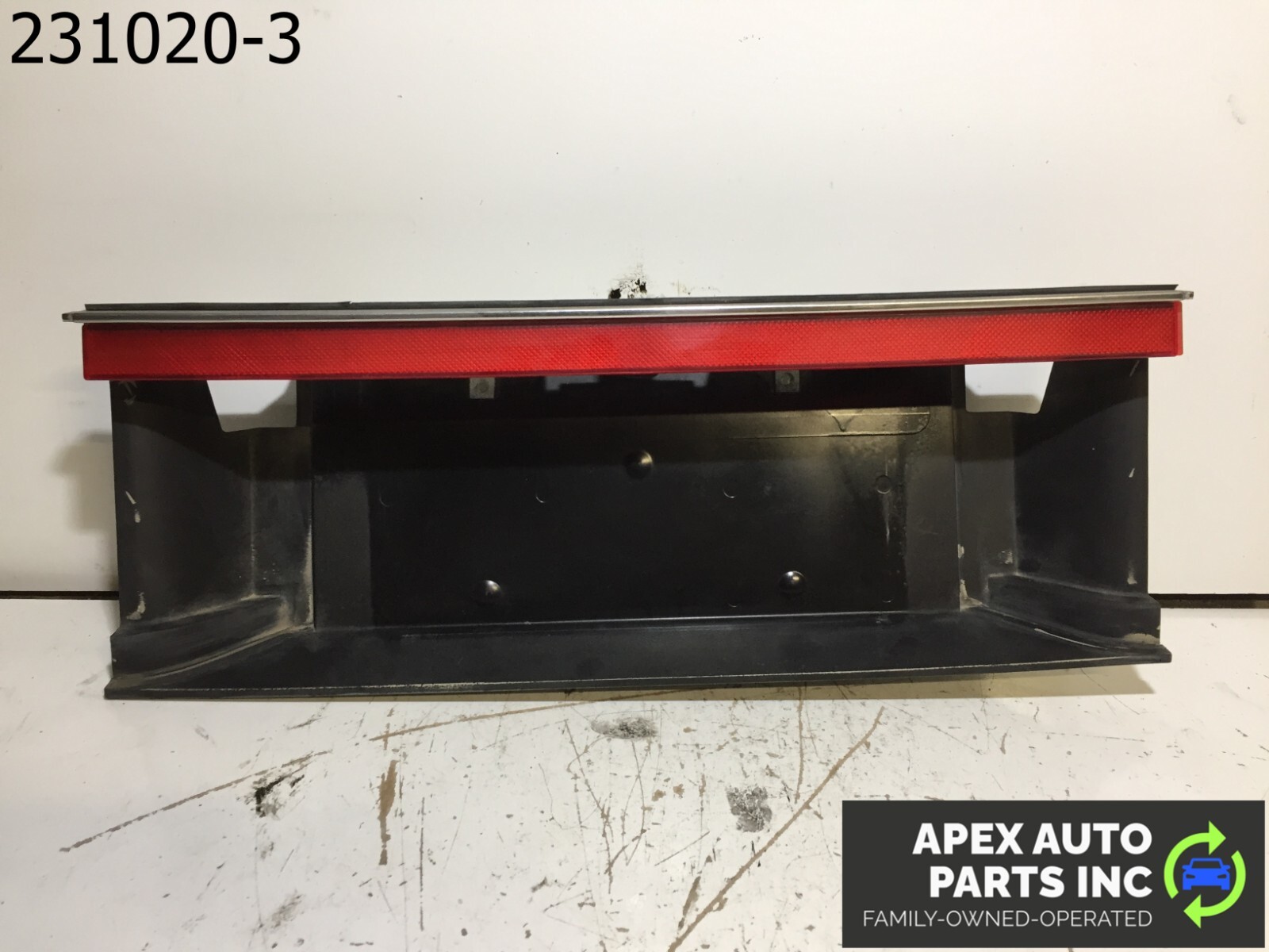 OEM 1990 Cadillac Allante Taillight Trunk License Plate Holder Garnish OEM