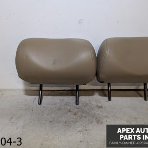 OEM 1999-2002 Saab 9-3 2.0L DRIVER LEFT PASSENGER RIGHT REAR LEATHER HEADREST