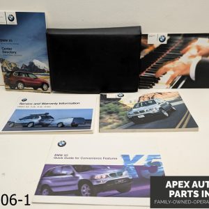 OEM 2000-2003 BMW X5 3.0L  Leather Case Owners Manual Operators User Guide