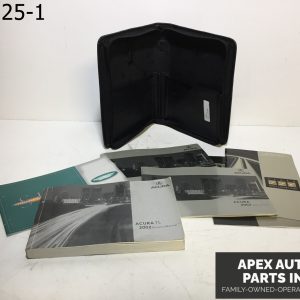 OEM 2002 Acura TL Owners Operators Manual Warranty Information with Case