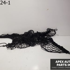 OEM 2002 Cadillac Deville 4.6L trunk cargo net - bag / hooks 4x