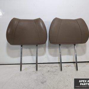 OEM 2002 Jeep Grand Cherokee 4L Front Seat Head Rest Set Leather