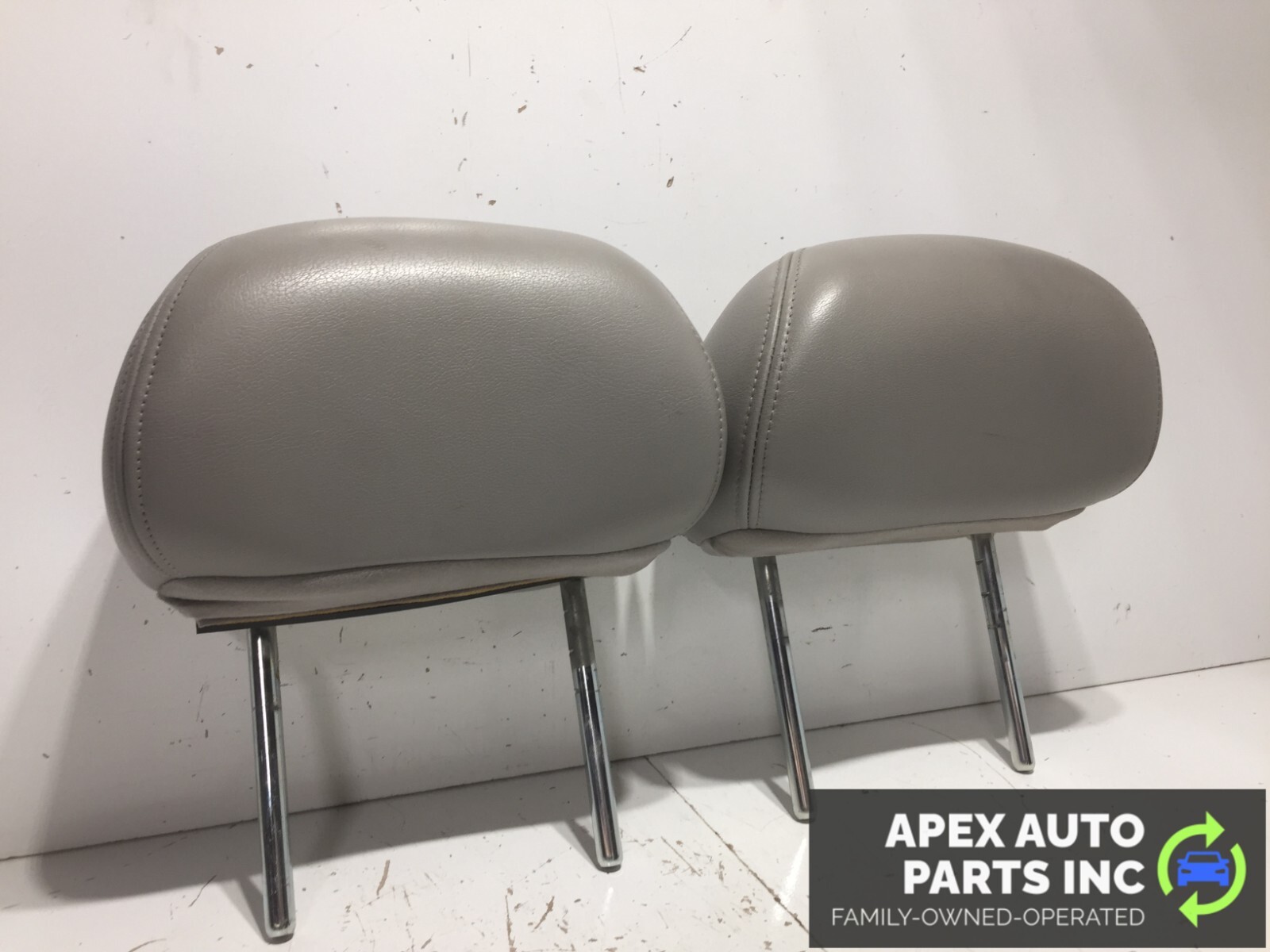 OEM 2002 Lincoln Ls Headrest Head Rest Front Driver Passenger Seat Light Gray - Image 3