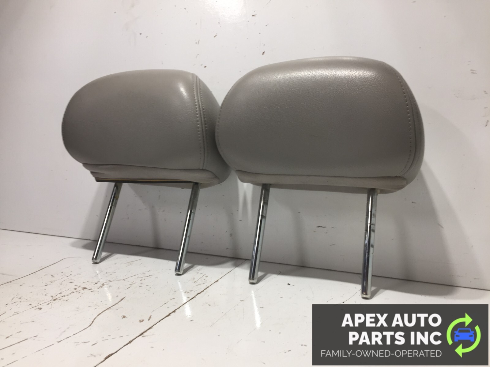 OEM 2002 Lincoln Ls Headrest Head Rest Front Driver Passenger Seat Light Gray - Image 4