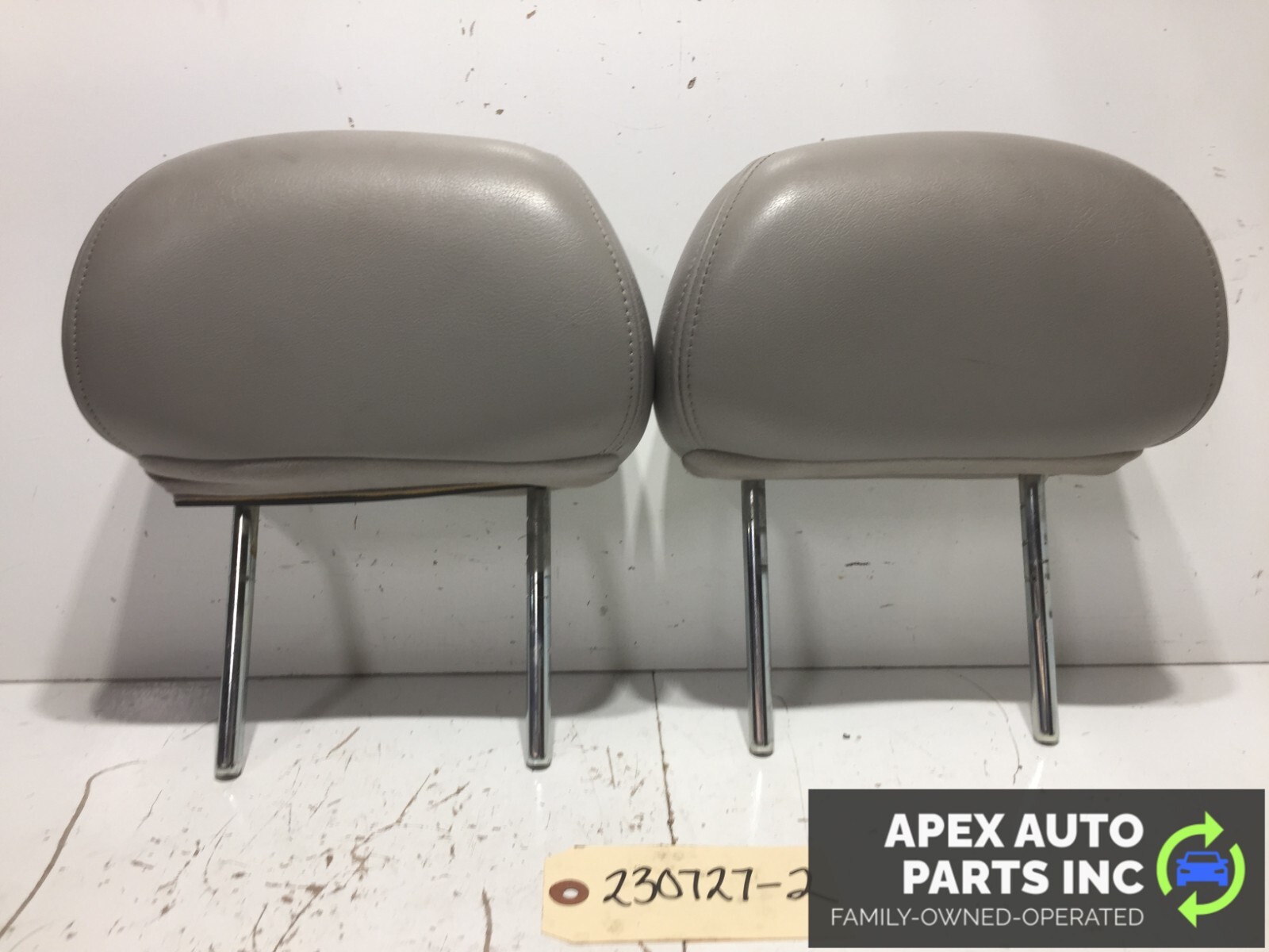 OEM 2002 Lincoln Ls Headrest Head Rest Front Driver Passenger Seat Light Gray