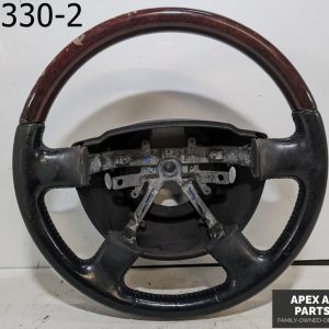 OEM 2003 Lincoln Navigator 5.4L Gray Leather Wood Steering Wheel