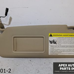 OEM 2006-2008 Audi A4 2.0L LEFT DRIVER SIDE SUN VISOR SUNVISOR TAN
