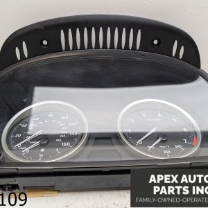 OEM 2006 BMW 650i 4.8L Instrument Cluster With Speedometer