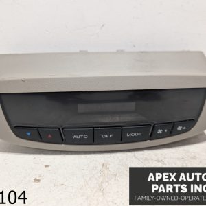 OEM 2007 Acura MDX 3.7L REAR A/C HEATER TEMPERATURE CONTROL PANEL ASSEMBLY