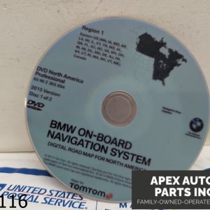OEM 2007 BMW 550i 4.8L GPS Navigation DVD Map Region 1