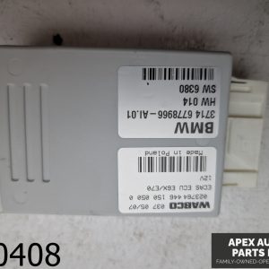 OEM 2007 BMW X5 4.8L Air Suspension Control Module 6778966