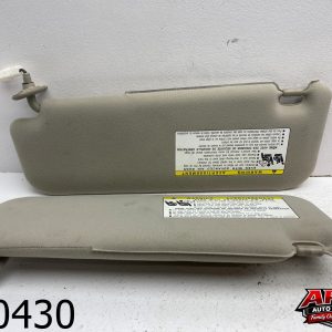 OEM 2007 Toyota Prius 1.5LPair Of Gray Sun Visors left right set