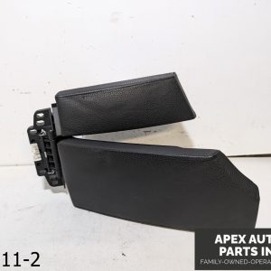 OEM 2008-2010 BMW 535XI 3.0L Center Console Black Leather Armrest