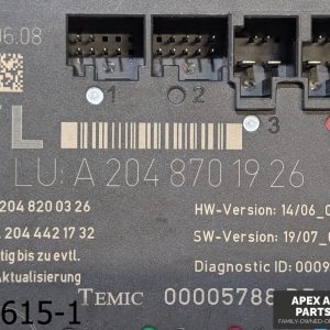 OEM 2008-2011 Mercedes C300 3.0L Front Left Side Door Control Module