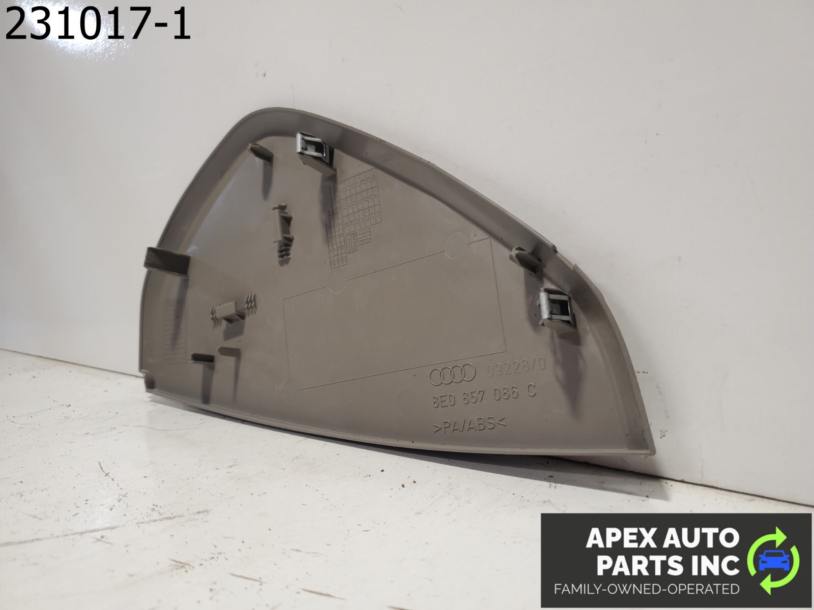 OEM 2008 Audi A4 Right FUSE BOX DASH Cover Panel 8E0857086C - Image 4