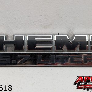 OEM 2008 Dodge Ram 1500 5.7L LITER HEMI EMBLEM FENDER 1500 2500 3500 Nameplate
