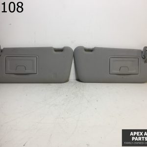 OEM 2008 Mazda 3 DRIVER & PASSENGER SUNSHADE SUN VISOR SET Gray