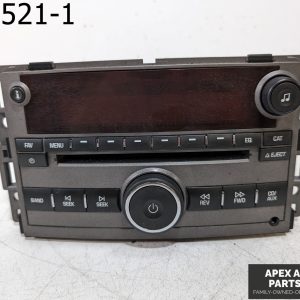 OEM 2008 Saturn Aura 2.4L Radio AM-FM-MULTI-DISC-MP3