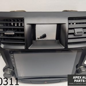 OEM 2008 Toyota Highlander 3.5L Dash Navigation Vent GPS Trim W/ AFT DISPLAY