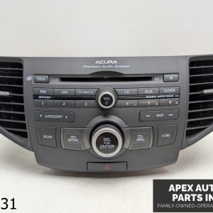 OEM 2009-2014 Acura TSX 2.4L Navigation Gps Radio Cd Player Control Panel