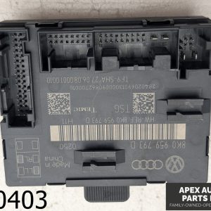OEM 2009 Audi A4 2.0L FRONT Door Left Control Module Unit
