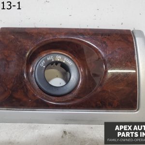 OEM 2009 Chrysler Town & Country 3.8L Dash Ignition Key Cylinder Trim Ring Bezel